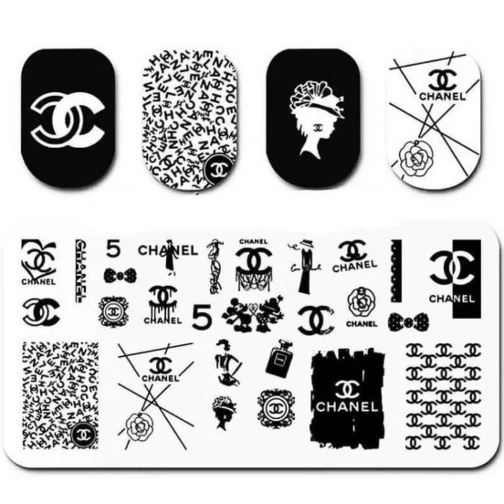 High- Quality Durable Stainless Steel Fashion Icon 117 Nail Stamping Plate